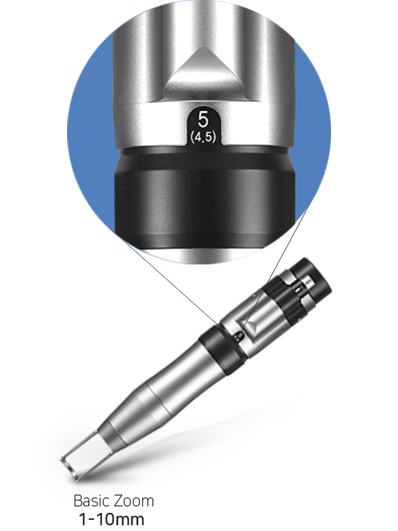 Various Handpieces specifications